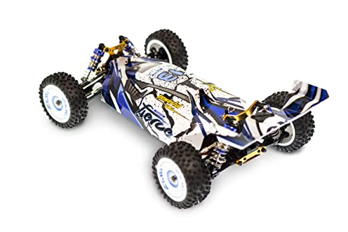 s-idee&reg; WL 124017 blau 1:12 4WD 75 kmh schnell brushless rc Off-Road RC Buggy ferngesteuertes Auto