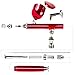 HUBEST 0.3mm Dual-Action Airbrush Gravity Feed Spray Gun Kit Trigger Spray Gun for Cake Decorating, Painting, Tattoo, Models Art,Craft