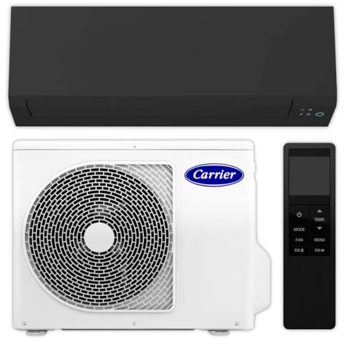 Carrier Split Klimaanlage Komplett-Set | High Line | 3,5 kW | Mattschwarz