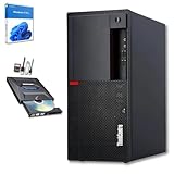 Lenovo - Schneller PC mit Intel Core i7 6700 - Desktop Computer + Silent Rechner für Büro & Home Office mit 4 GHZ - 16 GB - 512GB SSD - USB3.0 - WLAN - inkl Windows 11 Pro und Office 2016