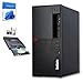 Lenovo - Schneller PC mit Intel Core i7 6700 - Desktop Computer + Silent Rechner für Büro & Home Office mit 4 GHZ - 16 GB - 512GB SSD - USB3.0 - WLAN - inkl Windows 11 Pro und Office 2016