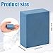 PEUTIER 3pcs 5x4x2cm Gummy Rubber Abrasive Stone, Snowboard Gummy Stone Edge Grinding Rubber Block Stone Snowboard Ski Stone to Remove Burrs (Blue 60, Green 120, Red 240)