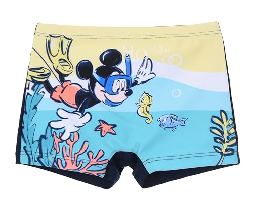 Disney Mickey Mouse, Boxer Maillot De Bain, Garçon (Bleu Marine,3 Ans)