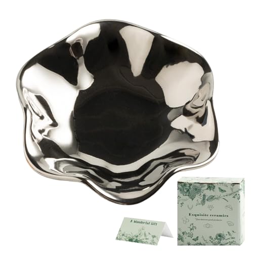Image of BEUNAIZER Jewelry Dish Tray, Ring Dish, Ceramic Trinket Tray, Key Bowl | Color box packing makes it more gift-ready for birthdays, holidays, friends, sisters, daughters, mothers or daily use.