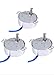 Synchronous Synchron Motor,Turntable motor,110V motor, 50/60Hz AC 100~127V 4W 5-6RPM/MIN CCW/CW For Hand-Made, School Project, Model (3PCS)