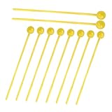 CATIEBYE 手持ち式子供用教材ドラムスティック 10本セット 耐久素材製 キッズドラムハンマー 幼児向け実践能力育成用おもちゃ 色指定不可