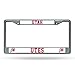 NCAA Utah Utes Chrome License Plate Frame