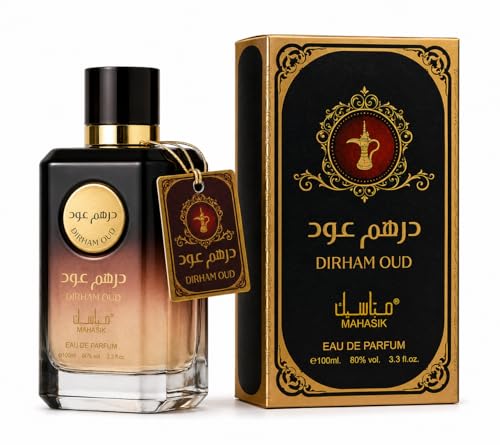 Dirham Oud Eau de Parfum 100ml – Luxury Arabic Oud Perfume – Long Lasting Oriental Woody Fragrance for Men & Women