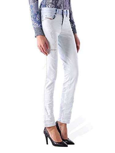 Jean Diesel Sandy femme 0674A pantalon droit ajusté denim stretch noir