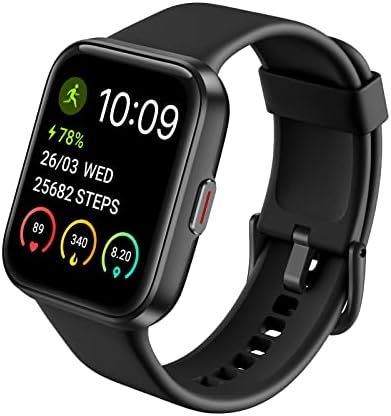 C21 Alexa Smart Watch(Calls/Bluetooth/Email) for Men Women, Sleep Heart Rate Blood Oxygen Monitor for Android & iPhone Smartwatches, 60+ Sport Modes, IP68 Waterproof 1.69' Touch Screen Fitness Tracker