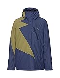 Media Pocket Zimtstern Herren Snow Jacket Flash Mash Men, Marine, S