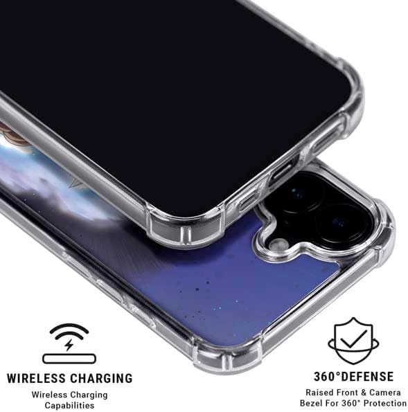 Skinit Phone Case Compatible with MagSafe iPhone 17 - Officially Licensed Dragon Ball Super Goku Ultra Instinct Design