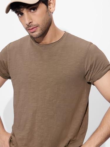 Image of The Souled Store Rockstar Tee: Men and Boys Short Sleeves Round Neck Regular Fit Cotton T-Shirts