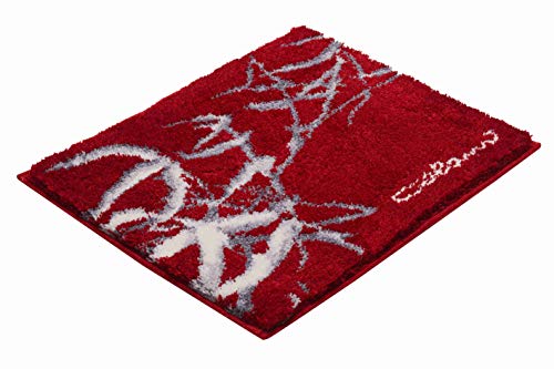 Grund Designer Bath Mat COLANI, Ultra Soft and Absorbent, Anti Slip, 5 Years Warranty, Colani 23, Small Mat 50x60 cm, Anthracite