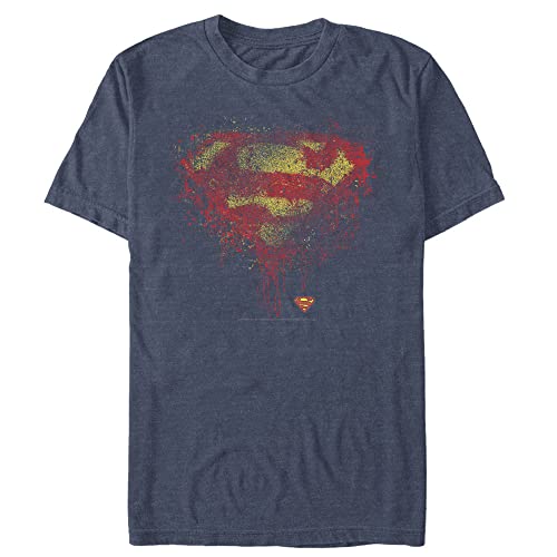T-Shirt Superman DC Comics Splatter Idéal pour Vos Sorties Geek et Casual