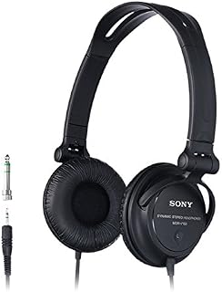 Sony MDR-V150 Headphones with Reversible Housing for DJ Monitoring - Black