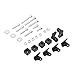 M-Wave Unisex's Max ll F+R Mudguard Set, Black, 28-Inch