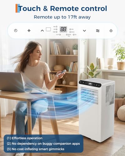 Image of Garvee 8000 BTUs Portable Air Conditioners,350 Sq.Ft. Ceer 6.2,DOE 5K BTUs