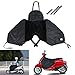 KIMISS Scooter Windshield Blanket for Keeping Warm, Windproof Leg Cover Apron, Plush & Waterproof, Electric Car Windshield Protector, for Men & Women