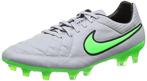 Nike Tiempo Legend V Fg Men's Sports Shoes, Grey and Green