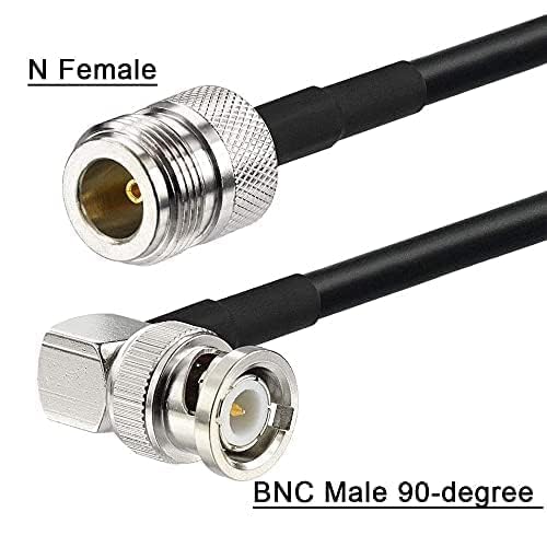 BNC Male to SMA Male RF Coaxial Connector Cable Assembly with Rg58