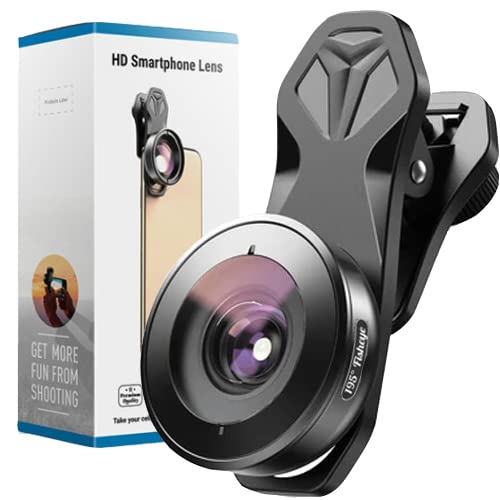 Lente Olho de Peixe Tipo Fisheye Angular 195° Apexel Com Clip Universal Para Celular Iphone Samsung