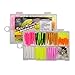 Trout Magnet 82 Piece Neon Fishing Kit, Catches All Types of Fish, Includes 70 Grub Bodies and 12 Size 8 Hooks & Phantom 100% Fluorocarbon Fishing Leader Line, 50M, 3lb, 6X Tippet,Silver