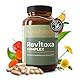 Viktilabs© Revitoxa Komplex Kapseln mit Quercetin, Schwarzkümmelsamen, Acerolaextrakt, N-Acetyl-L-Cystein, Grüner Teeextrakt, Löwenzahnwurzel, Mariendistel, Selen & Zeolith
