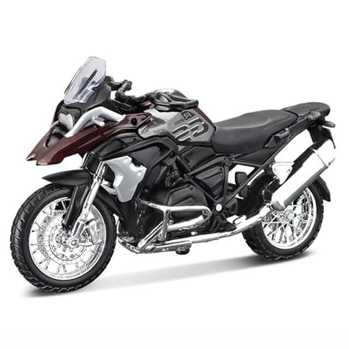 HFMXZHI Modelo a Escala de Moto 1:18 para BMW R1200 GS 2017 Maqueta De Motocicleta Adornos para Computadora Escritorio Regalo Colección Autos Juguete