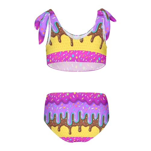 Image of Boccsty Cute Crab Red Blue Girls Swimsuits Kids Bikini Sets 2 Pcs Bathing Suit for 3T