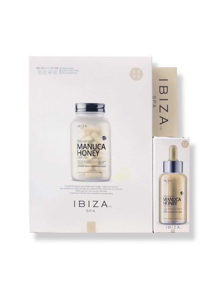 Ibiza Spa Rejuvenation Manuca Honey Mask Sheet with 30 ml Serum, extreme moisturizer mask sheet