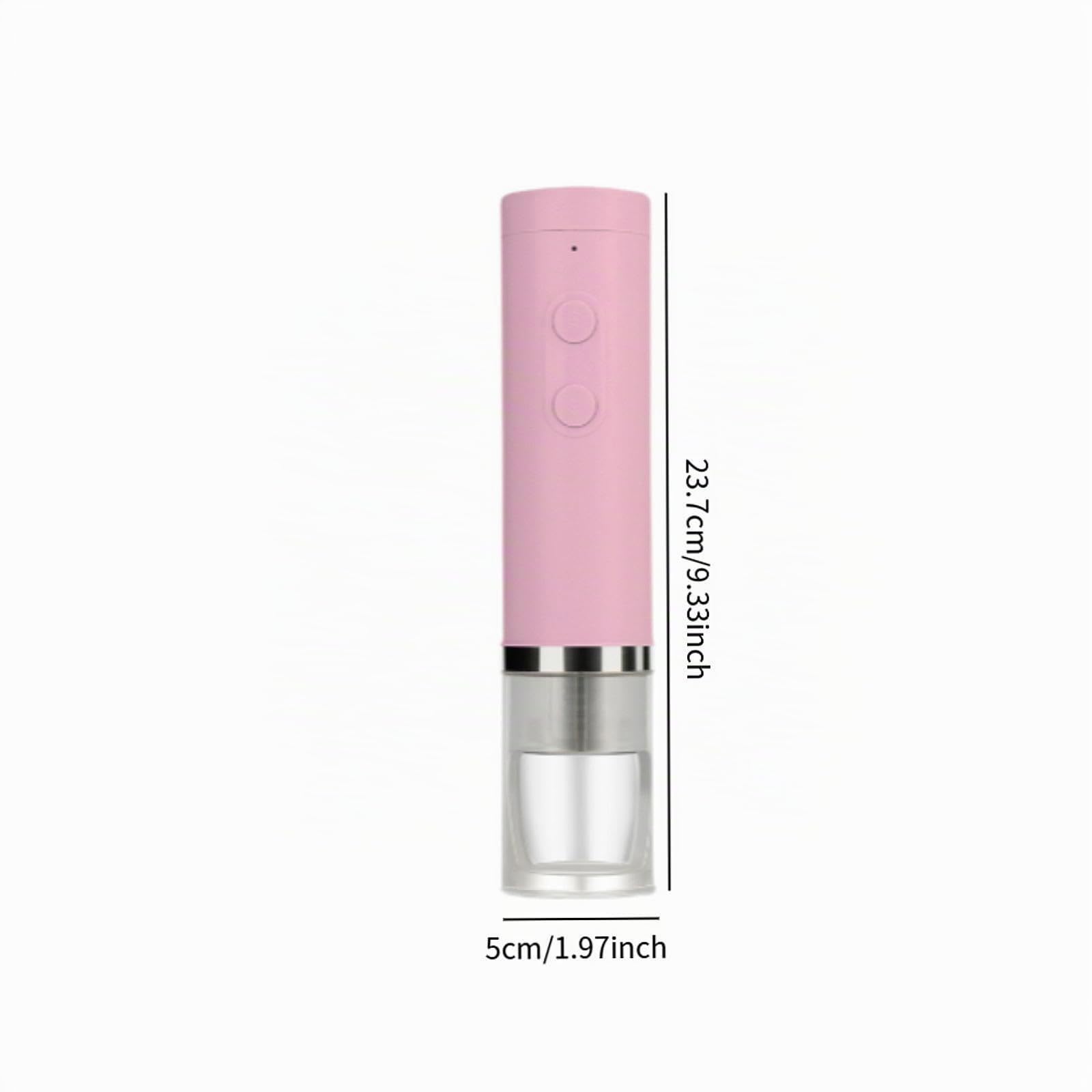 LOVIVER Casse-Noix Électrique Rechargeable, Décortiqueur de Noix, Ouvre-Noix portable, Ustensile de Cuisine Polyvalent, Coque Anti-Éclaboussures, Casse-Noix pour Noix de Pécan et Pignons de Pin, Rose