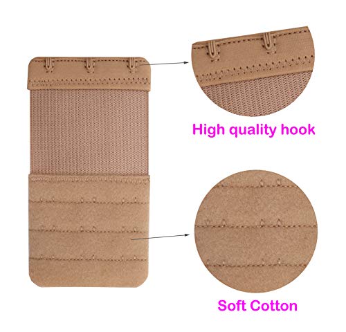 Tamlien Bra Extender 3 Hook,Stretchy Soft and Comfortable Bra Strap Extender4