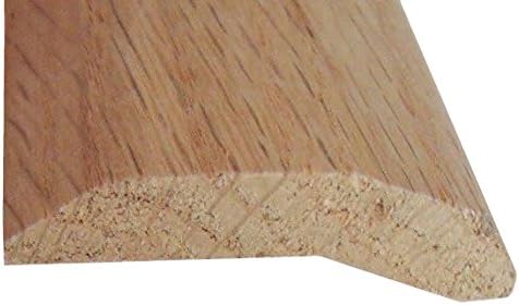 Estilo C  Roble ROJO  Umbral interior de madera maciza  HBP (35.8in de longitud)