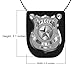 American Police Badge - Role-Playing Accessory Suitable for Boys, Girls and Adults, Ideal for Police-Themed and Halloween Costume Parties.