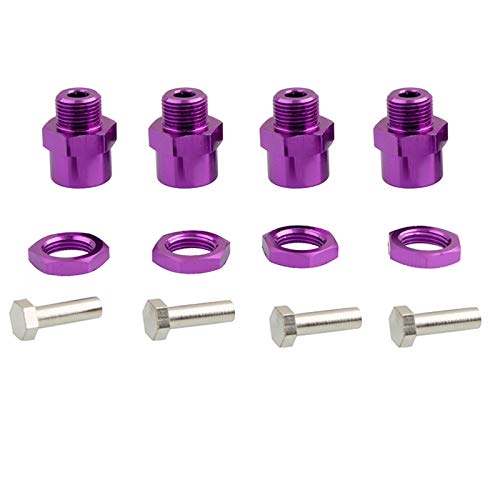 Adaptateurs 12mm à 17mm pour fixer de grands pneus sur voiture RC 1/10