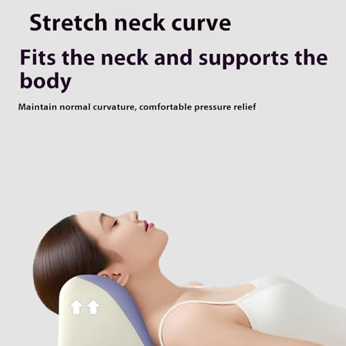 Oreiller cervical ergonomique contre les douleurs de nuque en mousse - 6