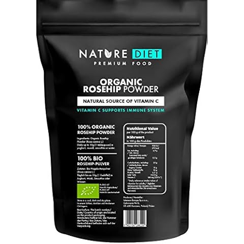 Nature Diet - Organic Rose Hip Powder 1000g | Rich in Vitamin C Cover
