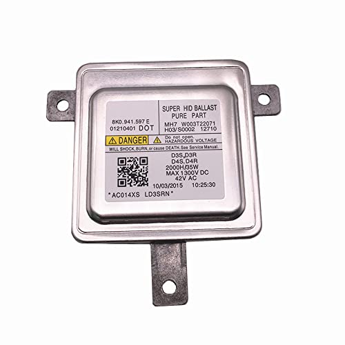 Ballast phares xénon D3S W003T22071 pour Audi A3 A4 A5 Q5 boîtier commande rouge