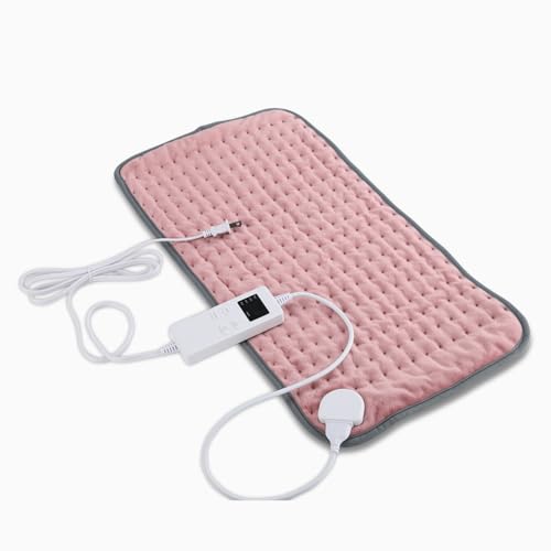Image of Heating Pad, Electric Heating Pads for Pain Relief and Cramps, 6 Heating Setting, Auto-Off, Machine Washable, Moist Dry Heat Options,Gifts for Women, Men, Older