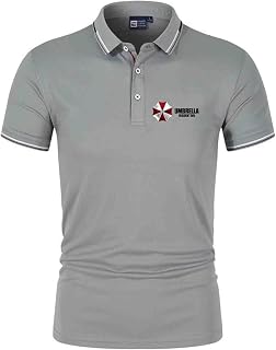 Men's Fitness Polo Shirts Cycling Jersey for Resident Collared Short Sleeve Printing Half Sleeve Quick Dry T-Shirt Active Tee Top Clothes Comfy Racing Suit
