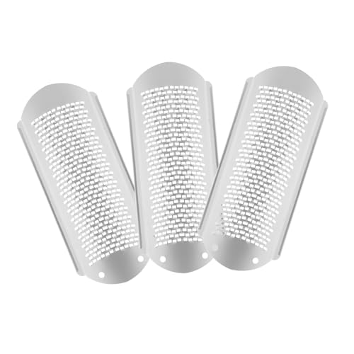 Alipis 3 piezas Raspador de Pies de Acero Inoxidable para Eliminar Durezas Removedor de Piel Muerta Profesional Herramienta Ergonómica Lavable para Pedicura Casa y Salón