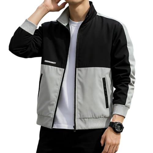 Image of ODDMONKEY men jackets || bomber jacket for men || Lightweight Outwear Sportswear Bomber Jacket (JACKET-05)