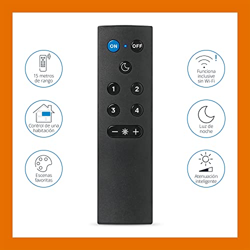 Image of WiZ Connected Remote Light Switch, Works with All WiZ Products, Turn Lights On or Off, Brighten or Dim Room, Control Switch, (Pack of 6)