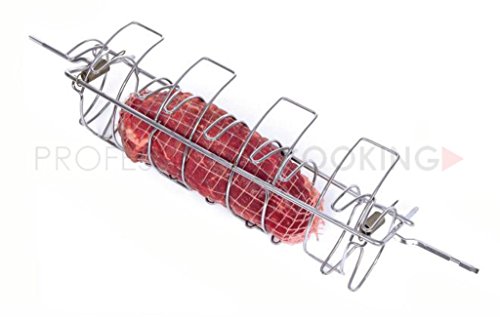 Preisvergleich Produktbild Filtex Chrom Grillrost für Drehspieß Muschel, Silber, One