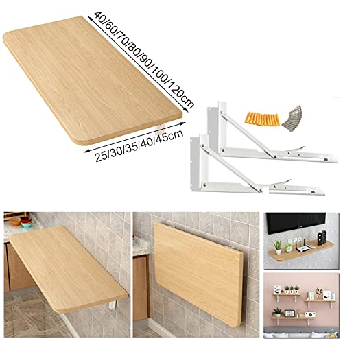 Table de bar murale pliante peu encombrante bureau ordinateur petits espaces - 3