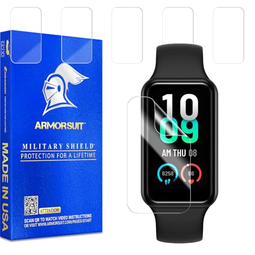 ArmorSuit 6 Pack for Amazfit Band 7 Fitness Tracker Screen Protector MilitaryShield HD Clear TPU...