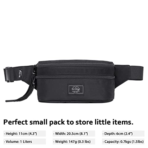 Image of 521s Small Fanny Pack Fashion Waist Bag Cute for Women, Black