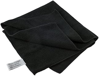 Seagull Balustrades 10-Pack X Large Premium Black Stainless Steel Microfibre Cleaning & Polishing Cloth - Anti-static for Wet or Dry Use