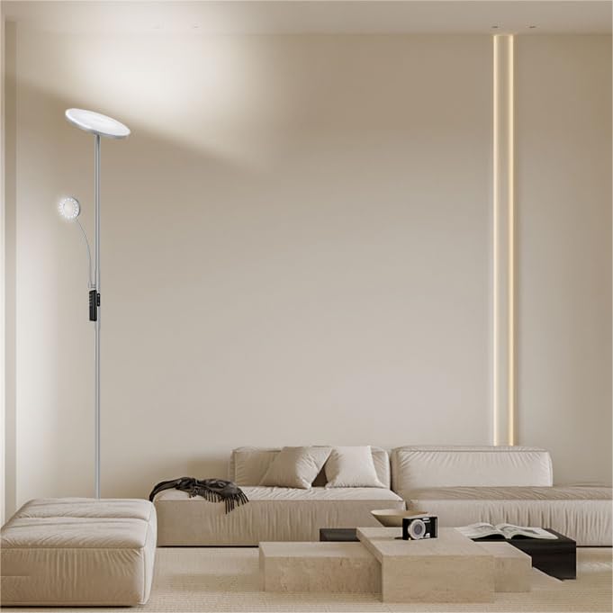 ELINKUME Lampada Da Terra Dimmerabile LED Spirale LED 30W Luce - Foto 12